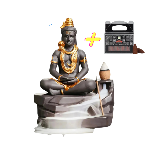 Shiva Wierookwaterval (incl. cones)